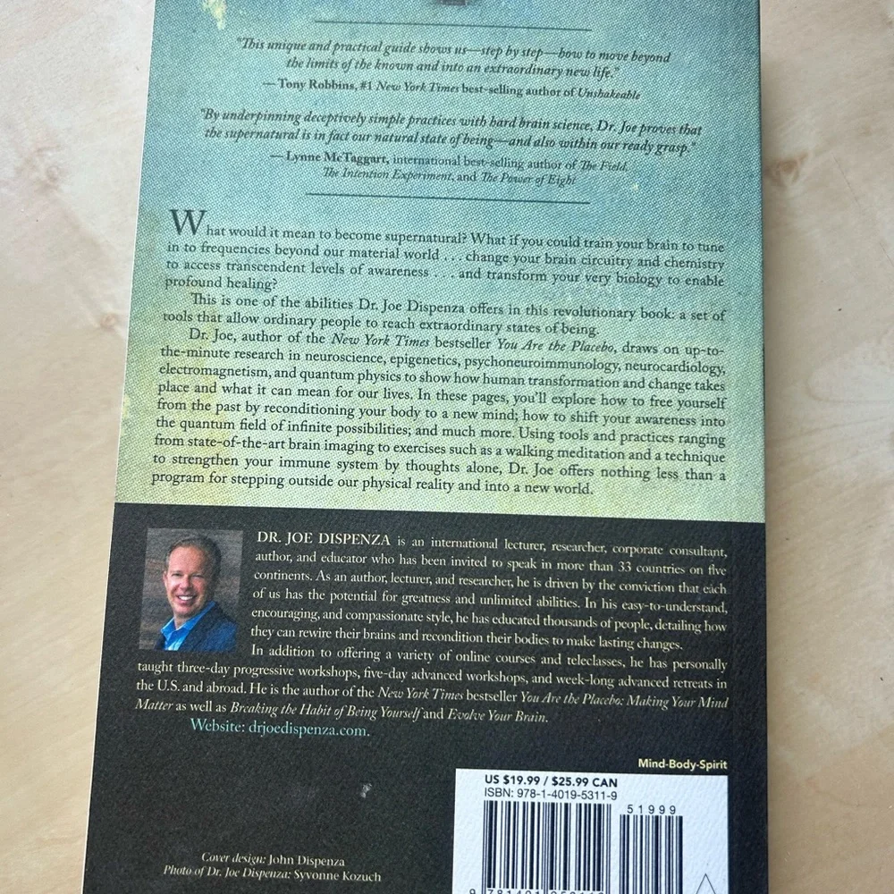 Becoming Supernatural by Dr. Joe Dispenza Paperback Book - Picture 2 of 3